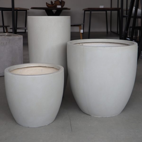 Květináč Beige Brown fiberclay 44 x 45 cm - Image 3