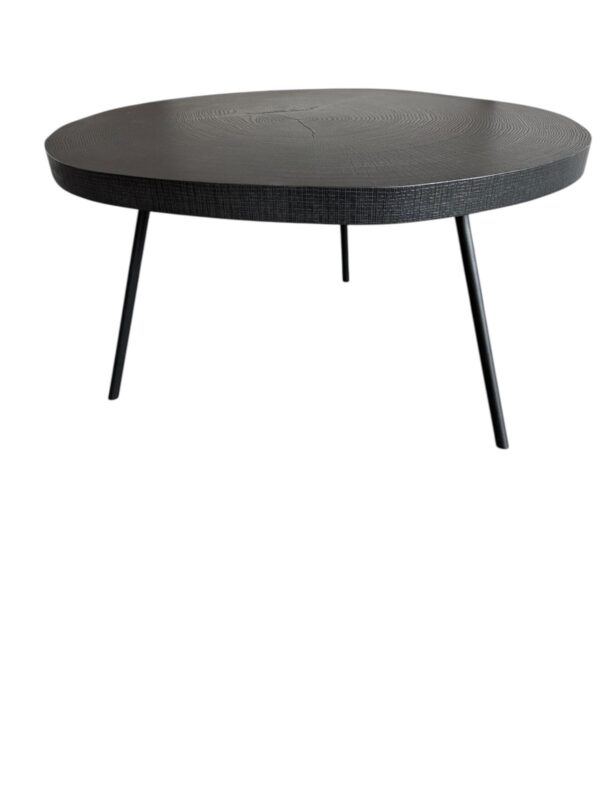 Designový konfereční stolek z čelní dubové dýhy - Letokruhy - Image 3